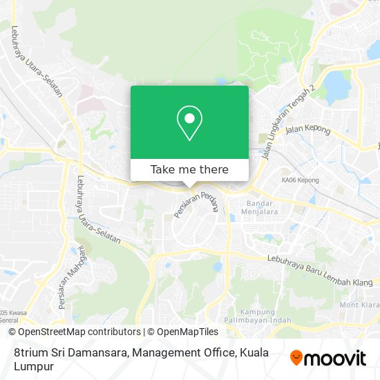 8trium Sri Damansara, Management Office map