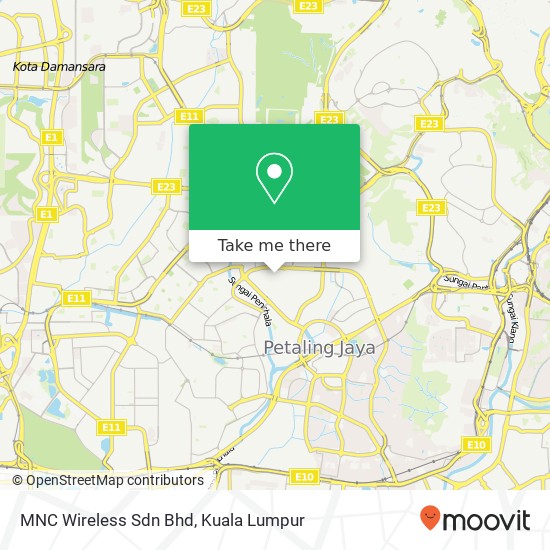 MNC Wireless Sdn Bhd map