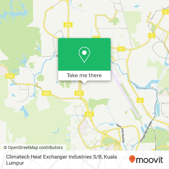 Climatech Heat Exchanger Industries S / B map