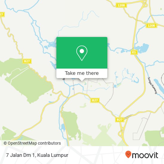 7 Jalan Dm 1 map