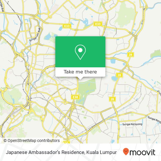 Japanese Ambassador’s Residence map
