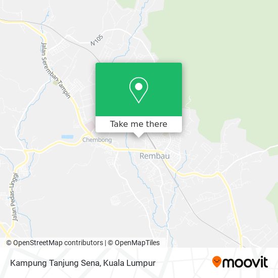 Peta Kampung Tanjung Sena