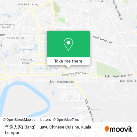 华豫人家(Klang) Huayu Chinese Cuisine map