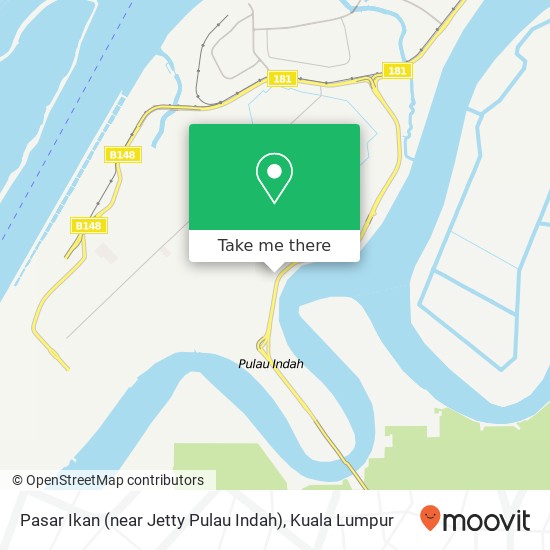 Peta Pasar Ikan (near Jetty Pulau Indah)