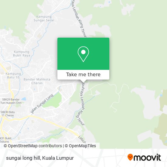 sungai long hill map