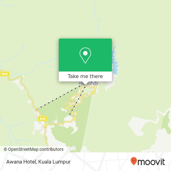 Awana Hotel map
