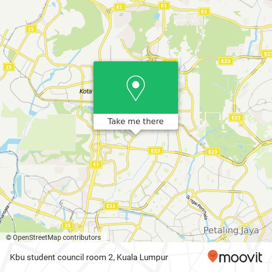 Kbu student council room 2 map