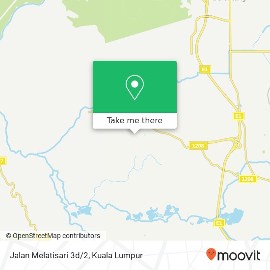 Jalan Melatisari 3d/2 map