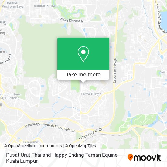Pusat Urut Thailand Happy Ending Taman Equine map