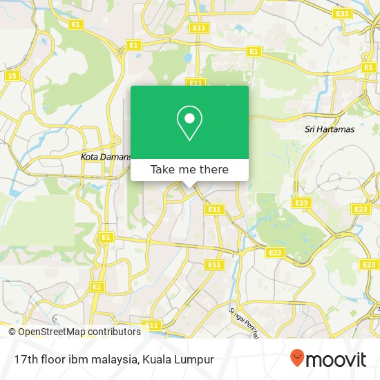 17th floor ibm malaysia map
