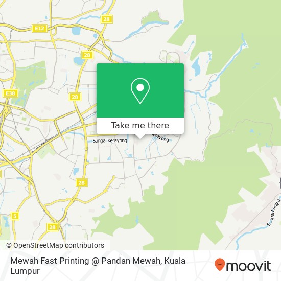 Mewah Fast Printing @ Pandan Mewah map