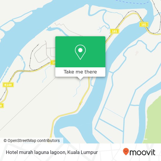 Hotel murah laguna lagoon map