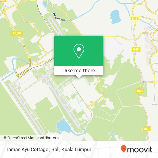 Taman Ayu Cottage , Bali map