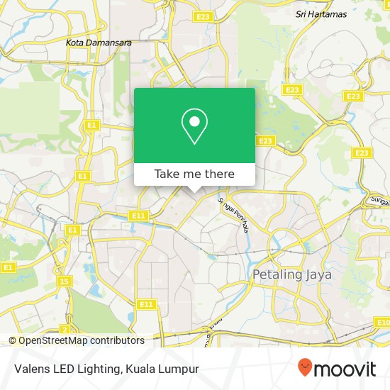 Valens LED Lighting map