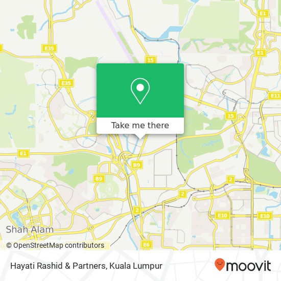 Hayati Rashid & Partners map
