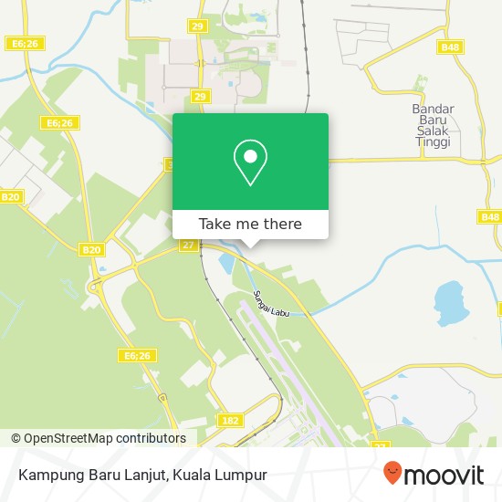 Kampung Baru Lanjut map