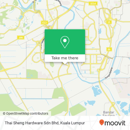 Thai Sheng Hardware Sdn Bhd map