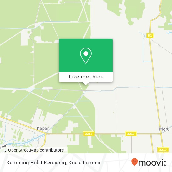 Kampung Bukit Kerayong map