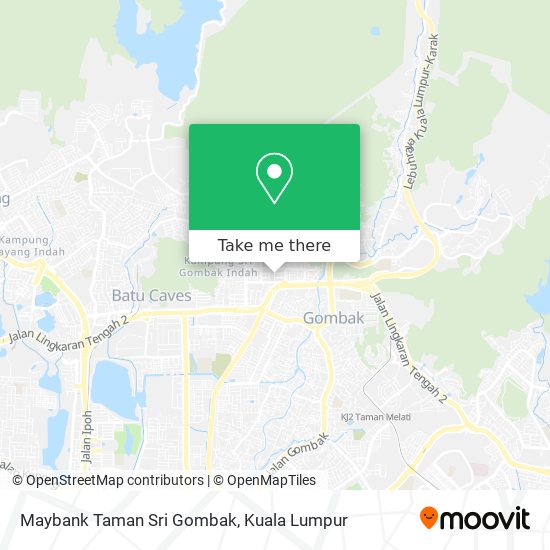 Peta Maybank Taman Sri Gombak