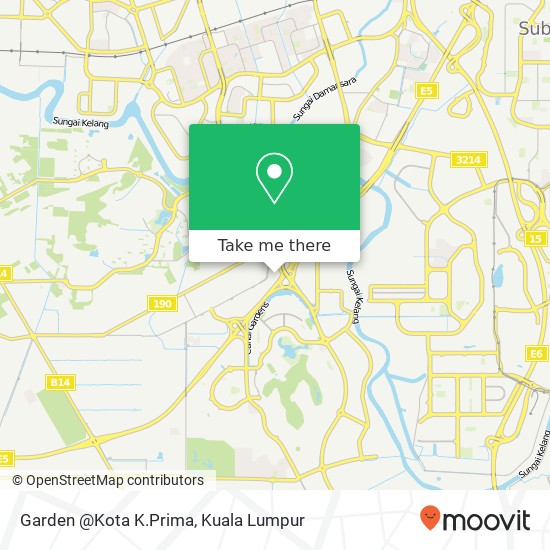 Garden @Kota K.Prima map