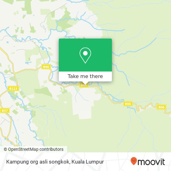 Kampung org asli songkok map