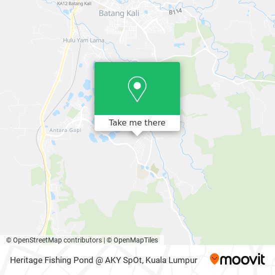 Heritage Fishing Pond @ AKY SpOt map
