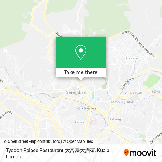 Tycoon Palace Restaurant 大富豪大酒家 map