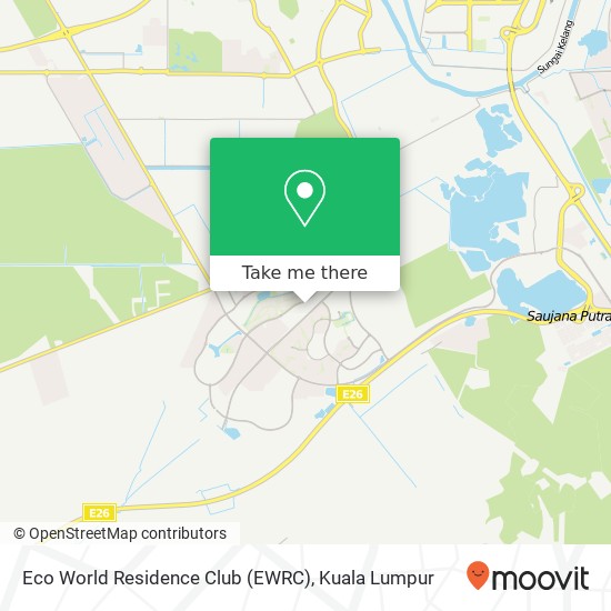 Eco World Residence Club (EWRC) map