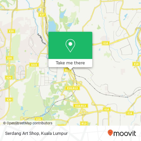 Serdang Art Shop map