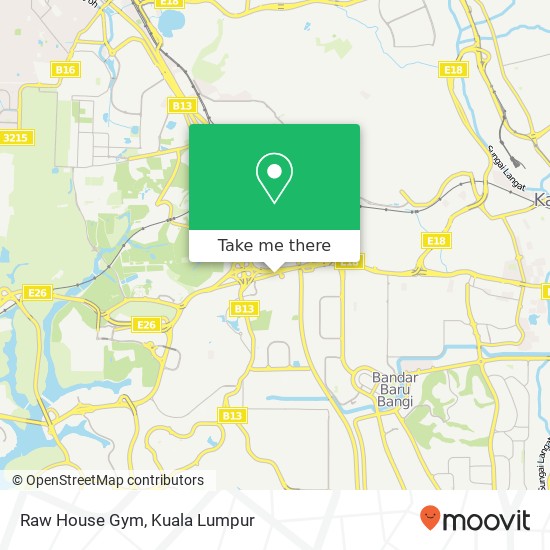 Raw House Gym map