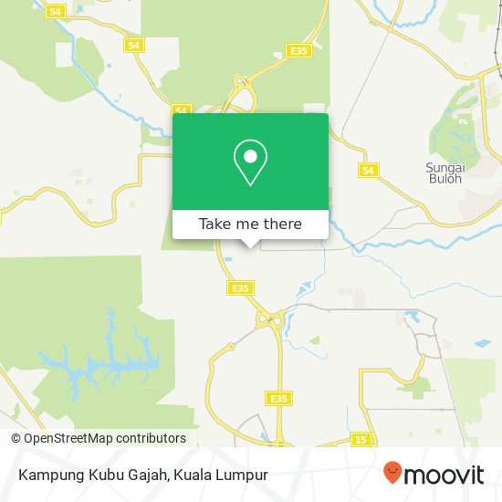 Kampung Kubu Gajah map