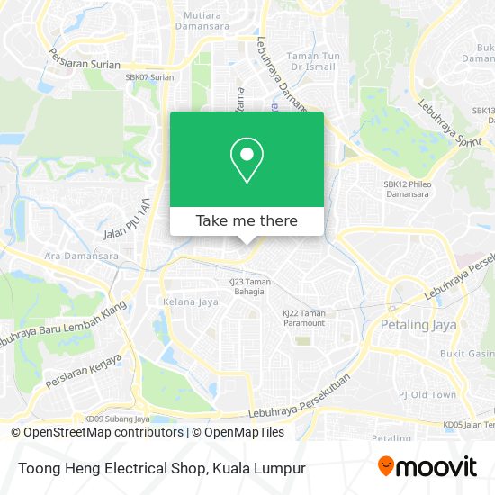 Toong Heng Electrical Shop map