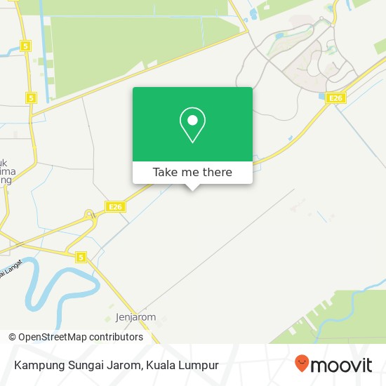 Kampung Sungai Jarom map