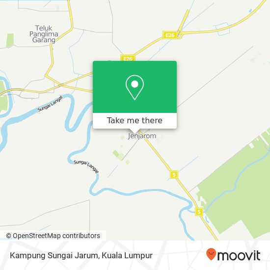 Kampung Sungai Jarum map