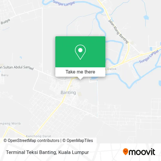 Terminal Teksi Banting map