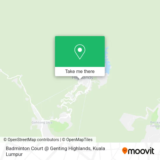 Badminton Court @ Genting Highlands map