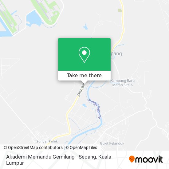 Akademi Memandu Gemilang - Sepang map