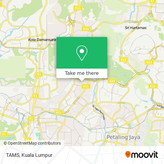 TAMS map