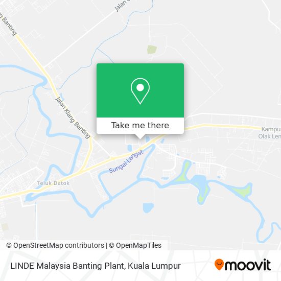 LINDE Malaysia Banting Plant map