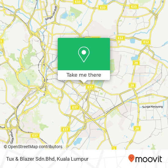 Tux & Blazer Sdn.Bhd map