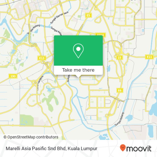 Marelli Asia Pasific Snd Bhd map