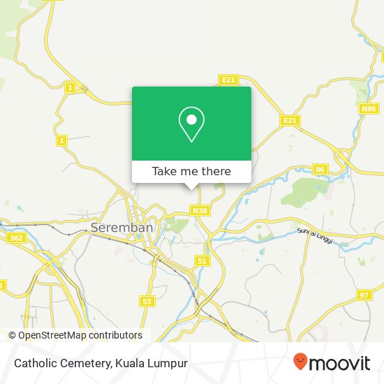 Catholic Cemetery map