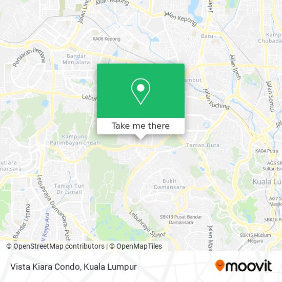 Vista Kiara Condo map