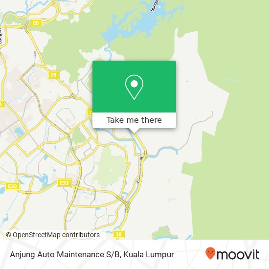 Peta Anjung Auto Maintenance S/B
