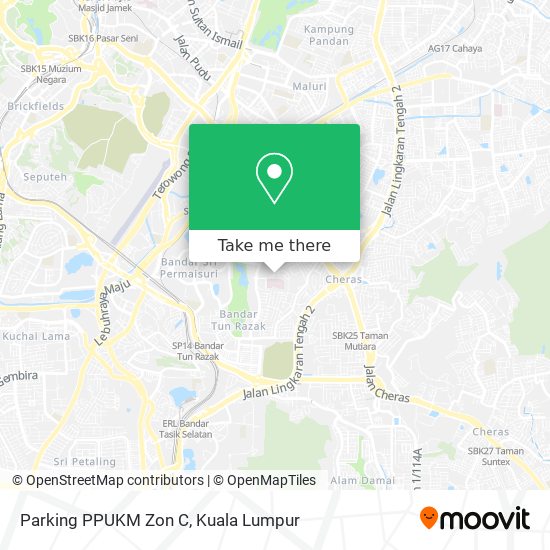 Parking PPUKM Zon C map