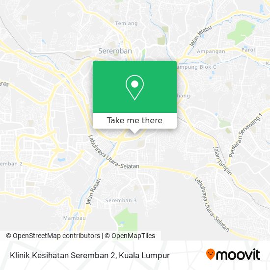 Klinik Kesihatan Seremban 2 map