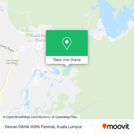 Dewan DAHA IKBN Peretak map