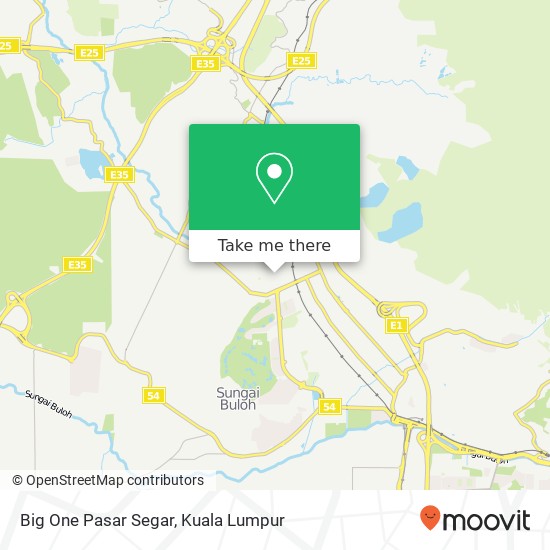 Big One Pasar Segar map