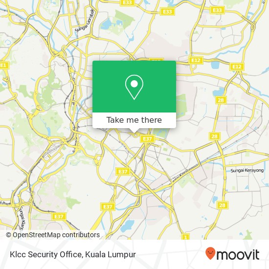 Klcc Security Office map