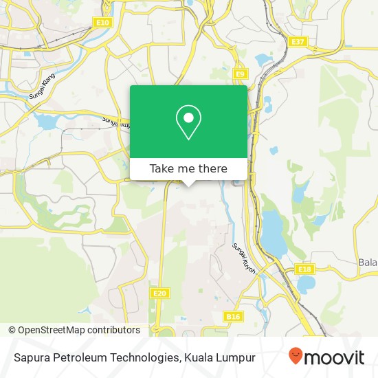 Sapura Petroleum Technologies map